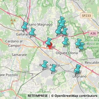 Mappa Strada Comunale per Cassano Magnago, 21052 Busto Arsizio VA, Italia (3.98933)