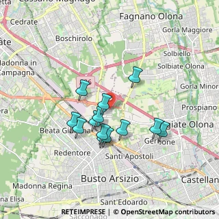 Mappa Strada Comunale per Cassano Magnago, 21052 Busto Arsizio VA, Italia (1.43923)