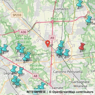 Mappa Via Bernardino Luini, 21040 Gerenzano VA, Italia (6.5655)