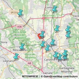 Mappa Via Bernardino Luini, 21040 Gerenzano VA, Italia (4.954)