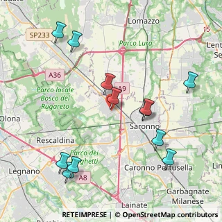 Mappa Via Bernardino Luini, 21040 Gerenzano VA, Italia (4.55083)