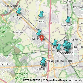 Mappa Via Bernardino Luini, 21040 Gerenzano VA, Italia (2.44333)