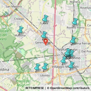 Mappa Via Bernardino Luini, 21040 Gerenzano VA, Italia (2.40308)