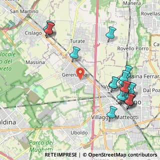 Mappa Via Bernardino Luini, 21040 Gerenzano VA, Italia (2.496)