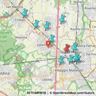 Mappa Via Bernardino Luini, 21040 Gerenzano VA, Italia (2.14091)