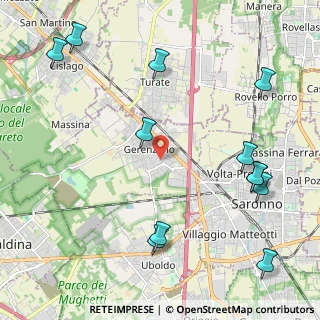 Mappa Via Bernardino Luini, 21040 Gerenzano VA, Italia (2.73667)