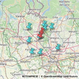 Mappa Via Trento, 21047 Saronno VA, Italia (9.79)
