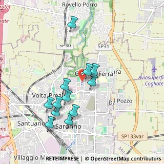 Mappa Via Trento, 21047 Saronno VA, Italia (0.90167)