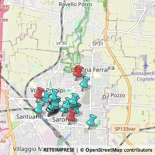 Mappa Via Trento, 21047 Saronno VA, Italia (1.1255)