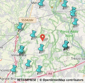 Mappa 20884 Sulbiate MB, Italia (5.24063)