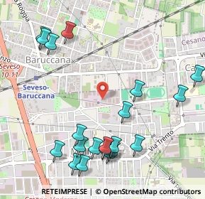 Mappa Via Po, 20831 Cesano Maderno MB, Italia (0.623)