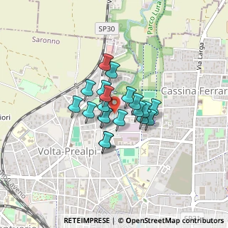 Mappa Via Angelico, 21047 Saronno VA, Italia (0.2555)