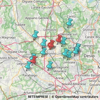 Mappa Via Angelico, 21047 Saronno VA, Italia (6.4225)