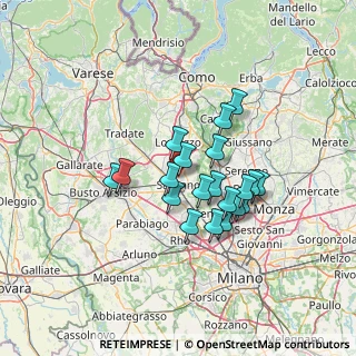 Mappa Via Angelico, 21047 Saronno VA, Italia (10.618)