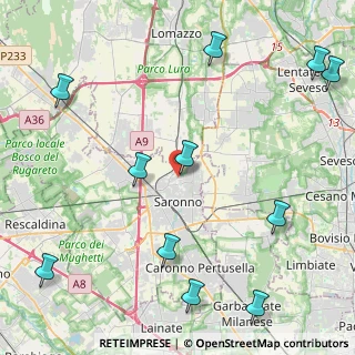Mappa Via Angelico, 21047 Saronno VA, Italia (5.78455)