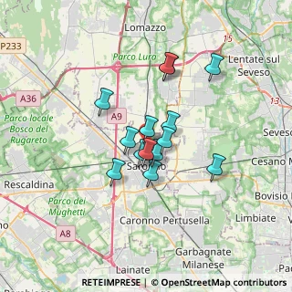 Mappa Via Angelico, 21047 Saronno VA, Italia (2.44929)