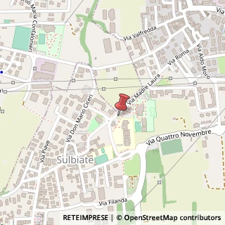 Mappa Via Madre Laura, 23, 20884 Sulbiate, Monza e Brianza (Lombardia)