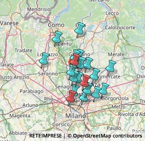 Mappa Via Po, 20031 Cesano Maderno MB, Italia (9.823)