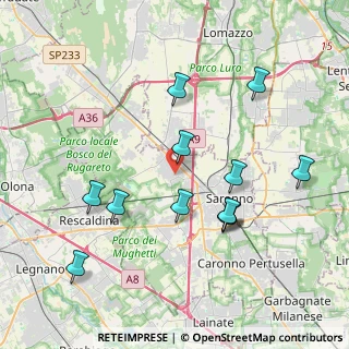 Mappa Via Palestrina, 21040 Gerenzano VA, Italia (3.9525)