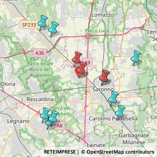 Mappa Via Palestrina, 21040 Gerenzano VA, Italia (4.55667)