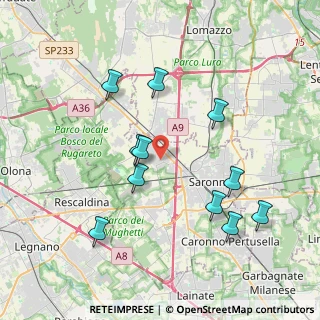 Mappa Via Palestrina, 21040 Gerenzano VA, Italia (3.84364)