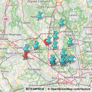 Mappa Via Palestrina, 21040 Gerenzano VA, Italia (7.43235)