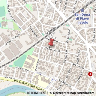Mappa Via San Lazzaro,  46, 30027 San Donà di Piave, Venezia (Veneto)