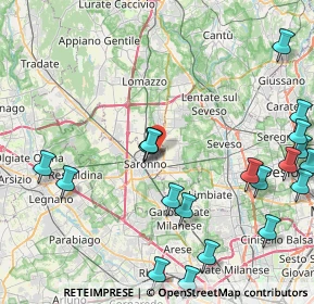 Mappa Via Papa Pio XI, 21042 Saronno VA, Italia (10.77)