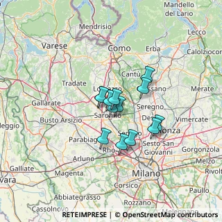 Mappa Via Papa Pio XI, 21042 Saronno VA, Italia (8.24615)