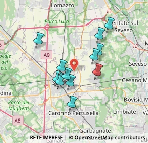 Mappa Via Papa Pio XI, 21042 Saronno VA, Italia (2.95417)