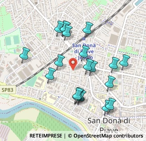 Mappa Via S. Lazzaro, 30027 San Donà di Piave VE, Italia (0.456)