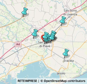 Mappa Via S. Lazzaro, 30027 San Donà di Piave VE, Italia (4.20455)