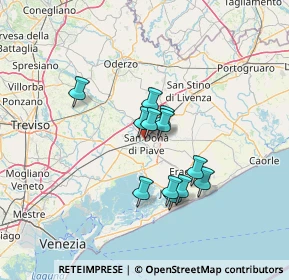 Mappa Via S. Lazzaro, 30027 San Donà di Piave VE, Italia (10.10583)