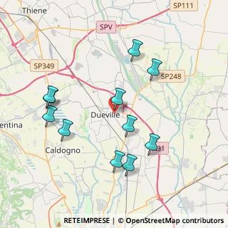 Mappa Via Garibaldi, 36031 Dueville VI, Italia (3.91727)