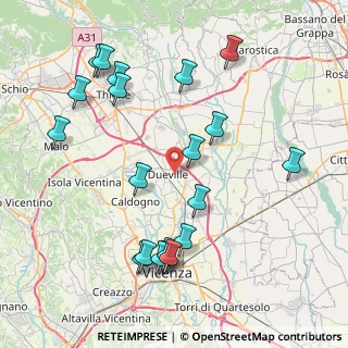 Mappa Via Garibaldi, 36031 Dueville VI, Italia (9.0735)