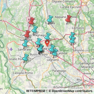 Mappa Via Isonzo, 21057 Olgiate Olona VA, Italia (6.52563)