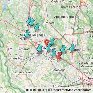 Mappa Via Isonzo, 21057 Olgiate Olona VA, Italia (6.1)