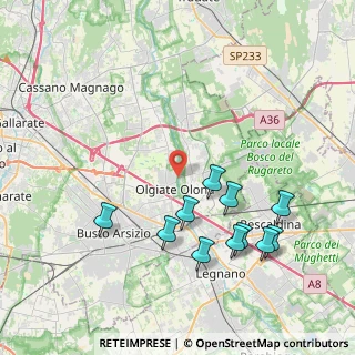 Mappa Via Isonzo, 21057 Olgiate Olona VA, Italia (4.24818)