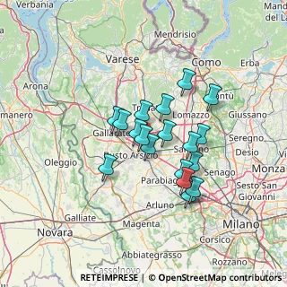 Mappa Via Isonzo, 21057 Olgiate Olona VA, Italia (10.37)