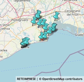 Mappa Via dello Zodiaco, 30020 San Michele al Tagliamento VE, Italia (11.5025)