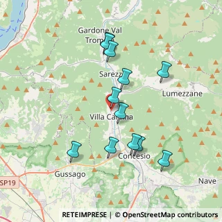 Mappa Via Guglielmo Marconi, 25069 Villa Carcina BS, Italia (3.5425)