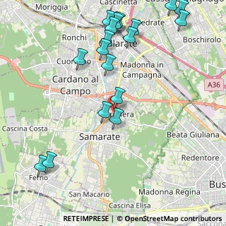 Mappa Via Palazzo, 21017 Samarate VA, Italia (2.54833)