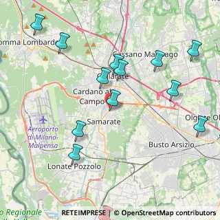Mappa Via Palazzo, 21017 Samarate VA, Italia (5.13214)