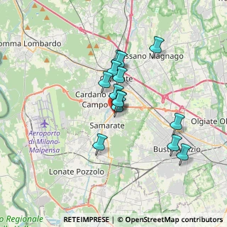 Mappa Via Palazzo, 21017 Samarate VA, Italia (2.74)