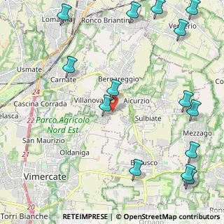 Mappa Via Restelli, 20886 Aicurzio MB, Italia (3.02357)
