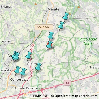 Mappa Via Restelli, 20886 Aicurzio MB, Italia (4.85)