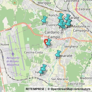 Mappa Cardano Al Campo, 21010 Cardano Al Campo VA, Italia (2.15455)