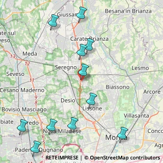 Mappa Via del Commercio, 20851 Lissone MB, Italia (5.31818)