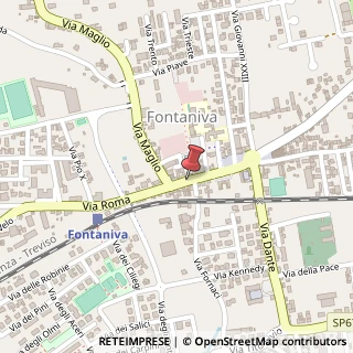 Mappa Via Roma,  8, 35014 Fontaniva, Padova (Veneto)