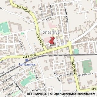 Mappa Via Aldo Moro, 13, 35014 Fontaniva, Padova (Veneto)